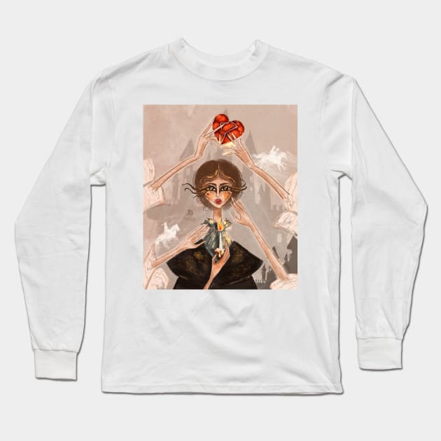 Jane Eyre Long Sleeve T-Shirt by valentyna mohylei